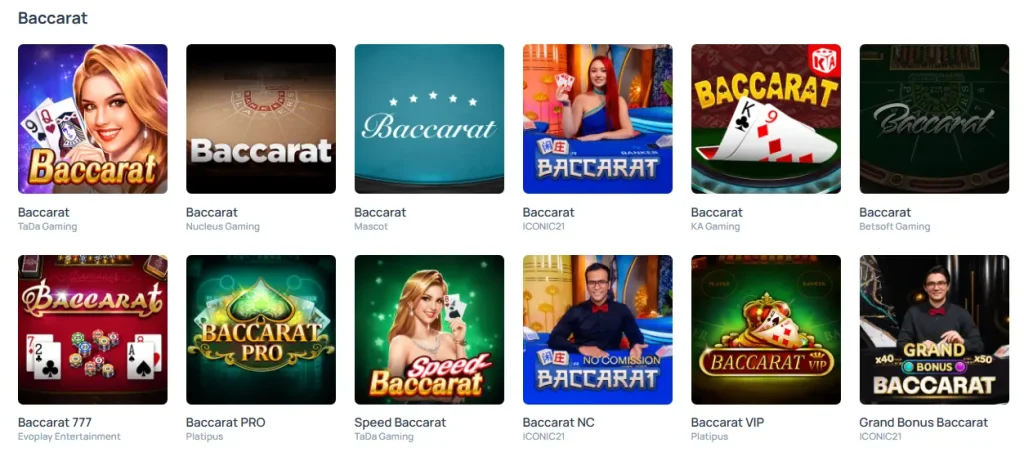 spindog Baccarat